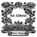 Ex Libris Blumen Rose Banner (el_blatt-nat-212) by www.exlibris-insel.de/shop