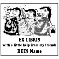 Bookplate Ex Libris Celtic symbol
