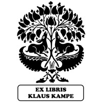 Ex Libris Wappen Hirsch Ornament