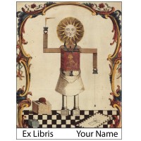 Bookplate Symbolism Freemasons and Sun