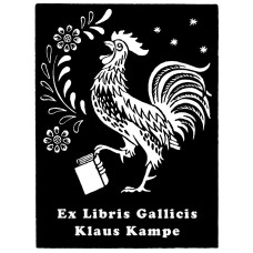 Bookplate Cock by www.exlibris-insel.de/shop
