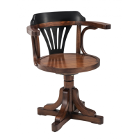 Purser's Chair, Black & Honey 
