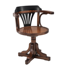 Purser's Chair, Black & Honey 
