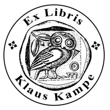 Prägezange Eule und Athene (pr_eu-gr-dr) by www.exlibris-insel.de/shop