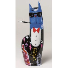 Skulptur Replik Katze mit Zigarette - Big City Cat Joey (PA-ST00607) von www.exlibris-insel.de/shop
