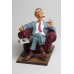 Replik Karrikatur Comic Art Figur the big Boss von www.exlibris-insel.de/shop