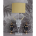 Tischlampe Bullenschädel 70cm Stierkopf Leuchte Rinderschädel Tischleuchte 70cm von www.exlibris-insel.de/shop