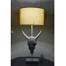 Tischlampe Bullenschädel 70cm Stierkopf Leuchte Rinderschädel Tischleuchte 70cm von www.exlibris-insel.de/shop
