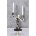 Sculpture Art Deco two figurative candlesticks Art Nouveau ladies vintage by www.exlibris-insel.de/shop
