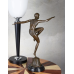 Skulptur Bronze Art Deco Tänzerin Frauenskulptur signiert Bronzefigur von www.exlibris-insel.de/shop