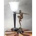 Skulptur Bronze Art Deco Tänzerin Frauenskulptur signiert Bronzefigur von www.exlibris-insel.de/shop