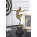  Sculpture bronze art deco dancer with turban signed woman sculpture gold bronze figure by www.exlibris-insel.de/shop