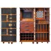 Bar Koffer - Bar Schrank - Schrankkoffer Haus Bar (MF078B) by www.exlibris-insel.de/shop