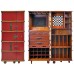 Bar Koffer - Bar Schrank - Schrankkoffer Haus Bar (MF078B) by www.exlibris-insel.de/shop