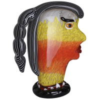 Skulptur Glaskopf Frauenkopf Kubismus Murano Skulptur Glaskopf Frauenkopf Kubismus Murano