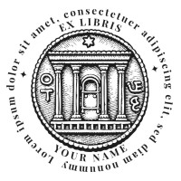 Ex Libris griechische Münze