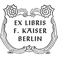 Ex Libris Jugendstil Rahmen