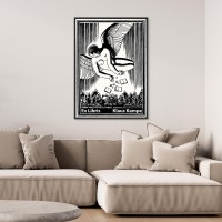 Canva personalized bookplate art print for your home décor