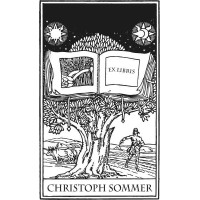 Bookplate Tree and Book