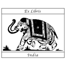 Ex Libris indischer Elefant