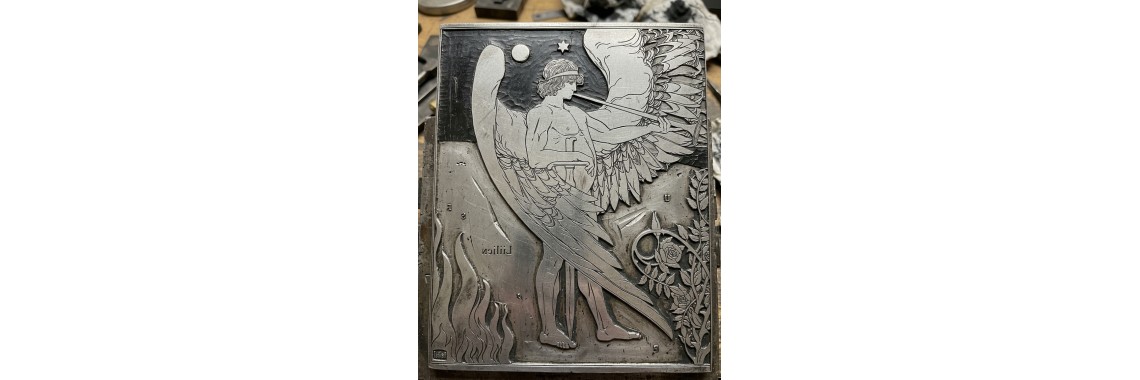 Exlibris Insel Druckstock
